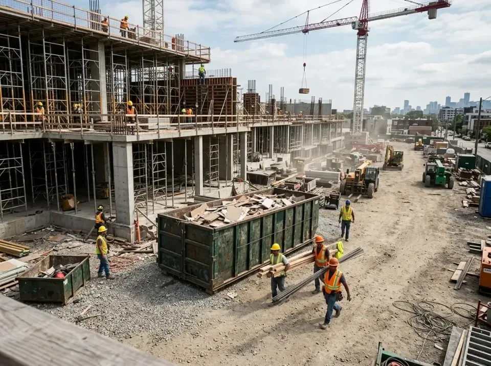 commercial-construction-site-w-002 — frequently asked questions, Low Cost Construction Dumpster Rental in Roselle Park, NJ
